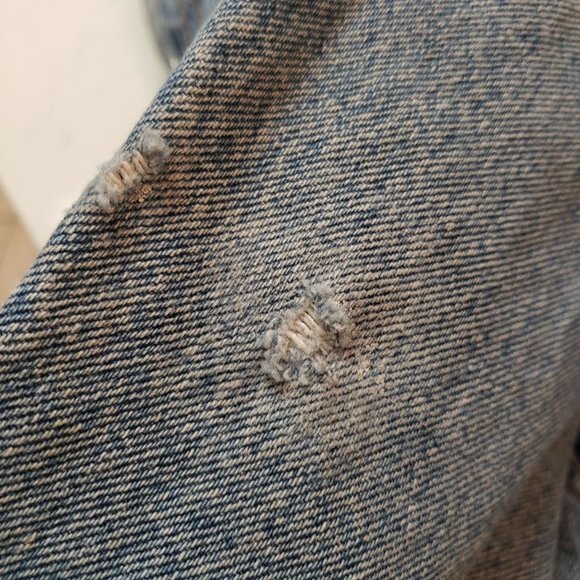 BILL BLASS Vintage Jeans size 10 rigid denim straight leg cropped - Picture 9 of 12